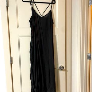 Charcoal midi dress